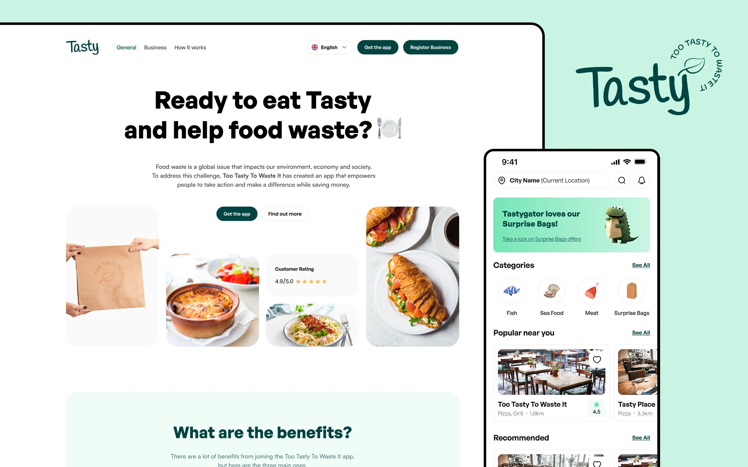 Tasty mobilna aplikacija i web platforma